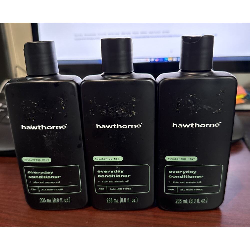 3pk Hawthorne Eucalyptus Mint Everyday Conditioner 8.0oz/ea For All Hair Types